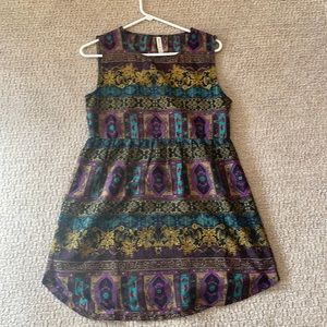 Rvca dress size small silk material